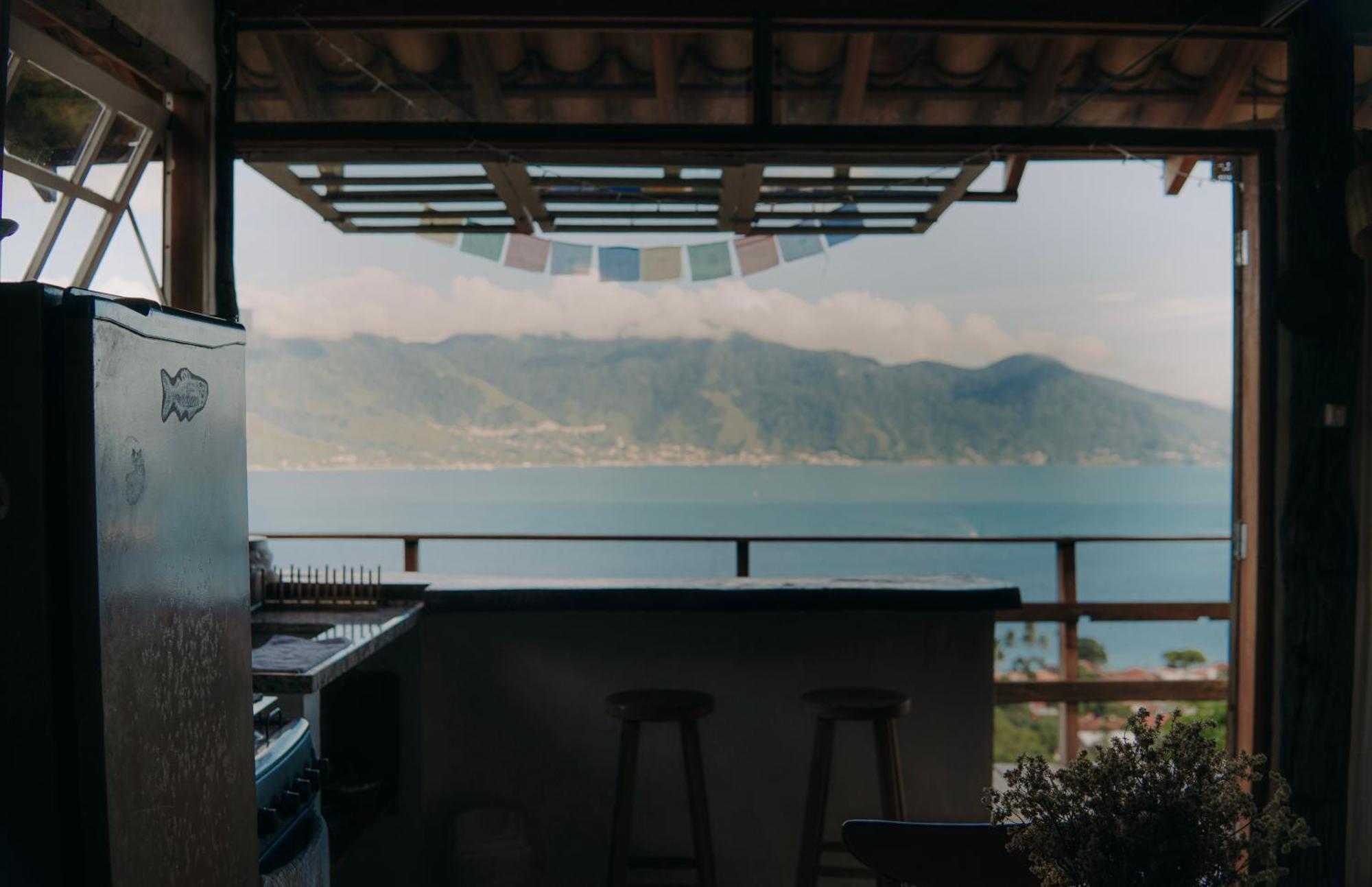 Chale Com Vista Para O Mar 일랴벨라 외부 사진